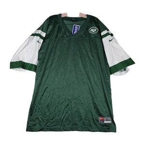 Nike Team NFL New‎ York Jets Y2K Blank Home Jersey Men's Size Large Deadstock